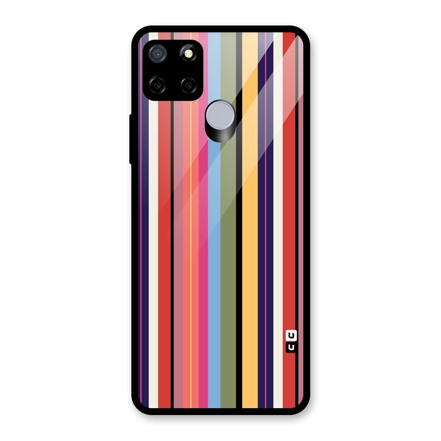 Wrapping Stripes Glass Back Case for Realme C12
