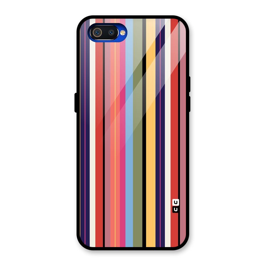 Wrapping Stripes Glass Back Case for Realme C2