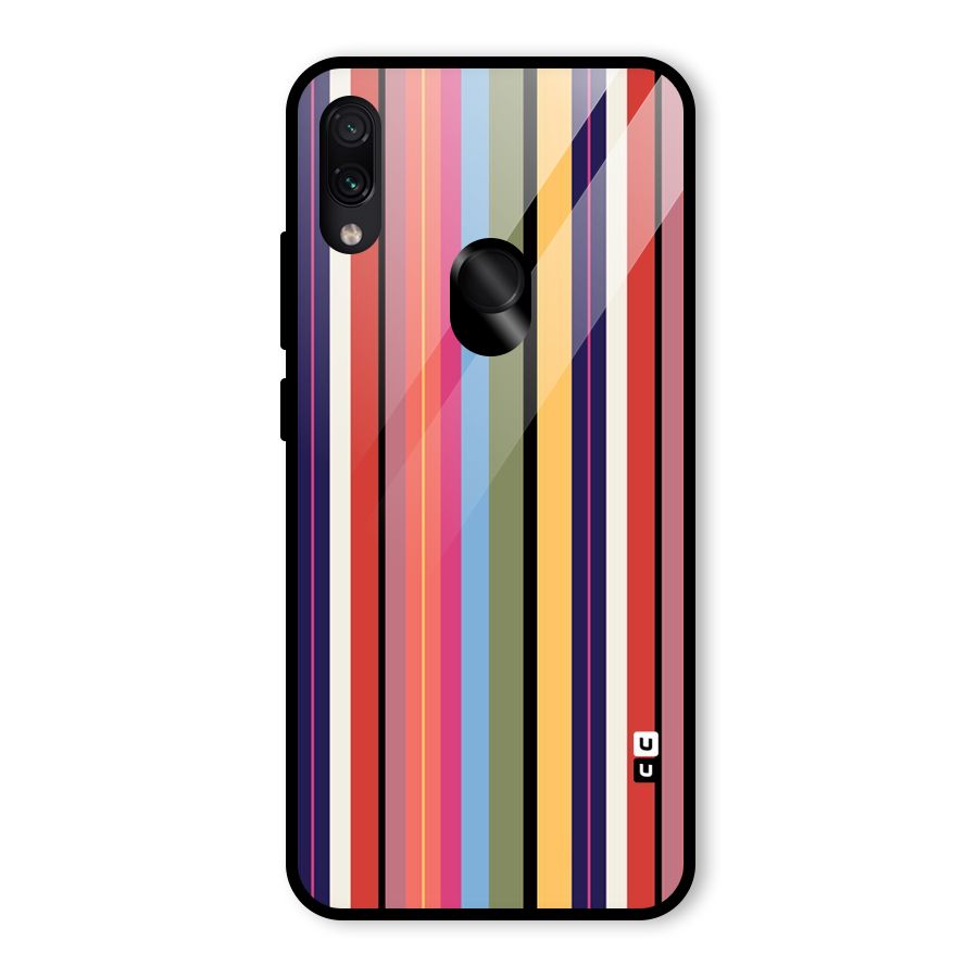 Wrapping Stripes Glass Back Case for Redmi Note 7 Pro