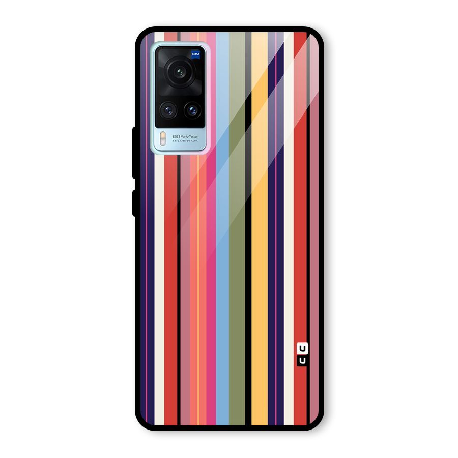 Wrapping Stripes Glass Back Case for Vivo X60