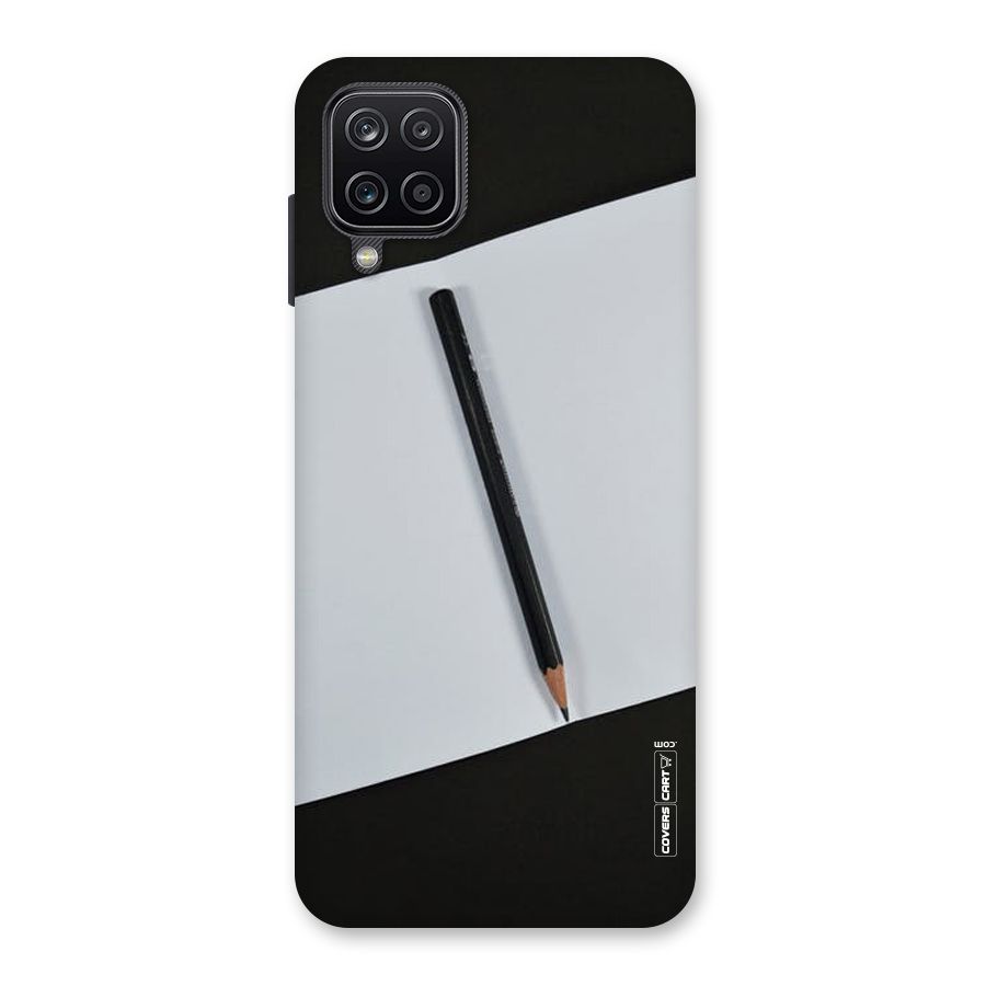 Write Your Thoughts Back Case for Galaxy A12