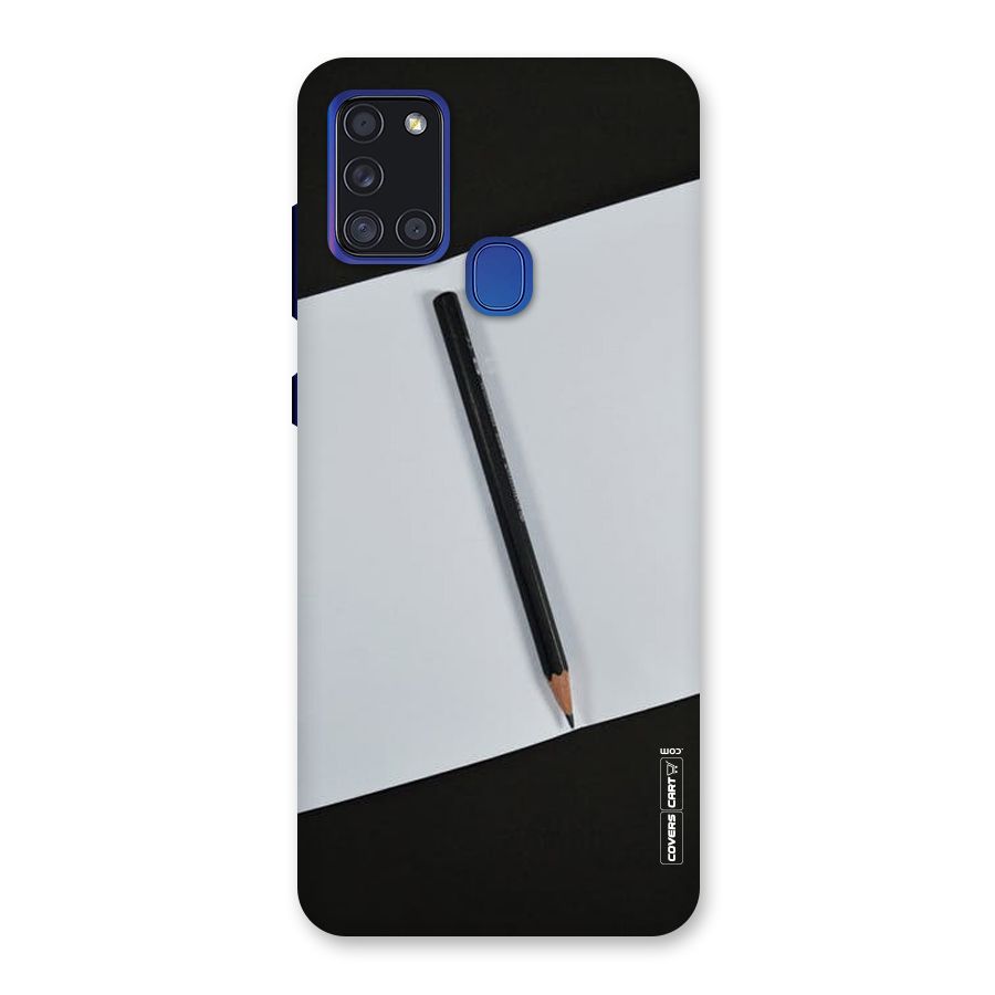 Write Your Thoughts Back Case for Galaxy A21s