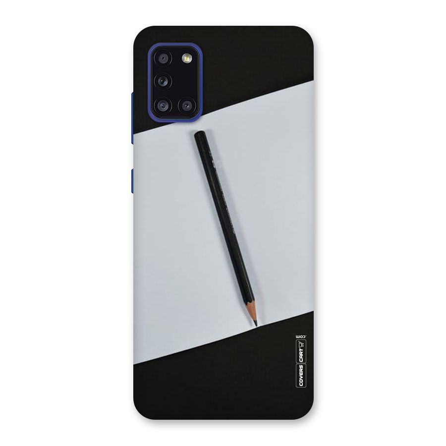 Write Your Thoughts Back Case for Galaxy A31