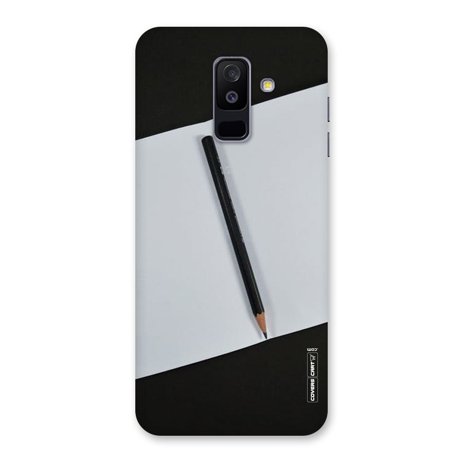Write Your Thoughts Back Case for Galaxy A6 Plus
