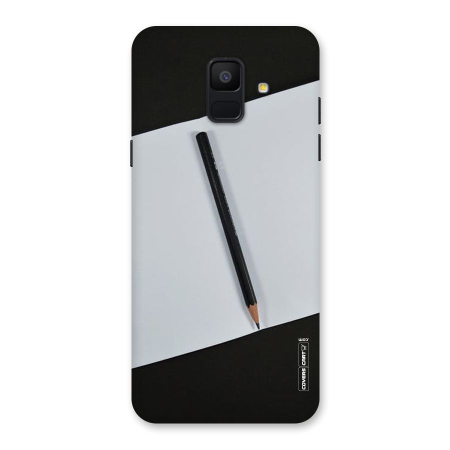 Write Your Thoughts Back Case for Galaxy A6 (2018)