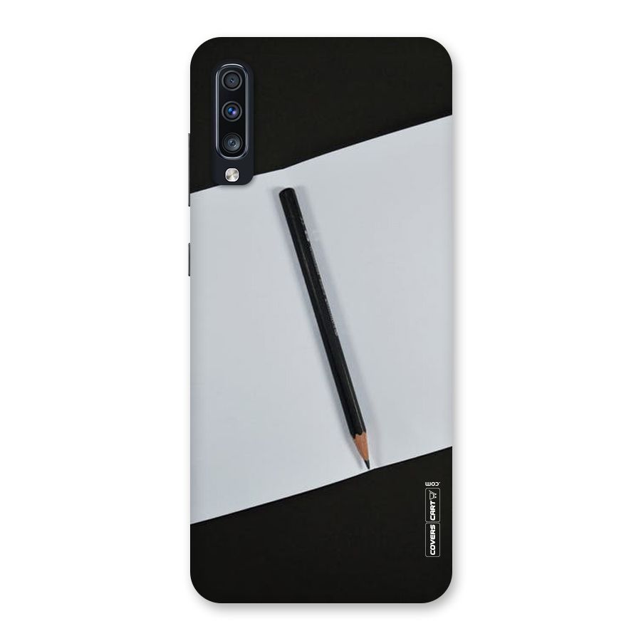Write Your Thoughts Back Case for Galaxy A70