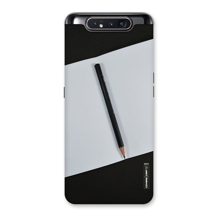 Write Your Thoughts Back Case for Galaxy A80