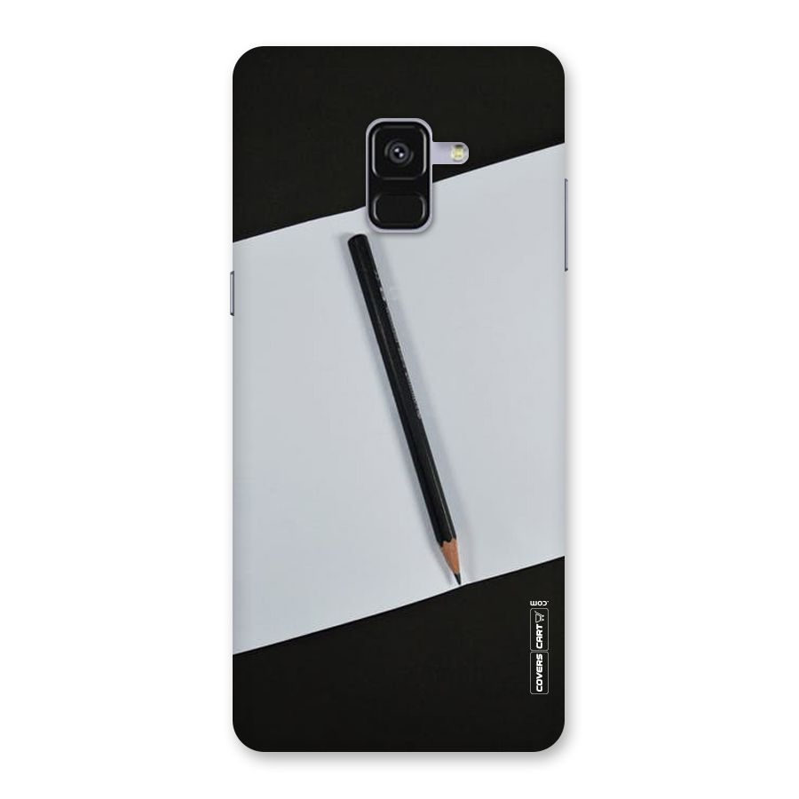 Write Your Thoughts Back Case for Galaxy A8 Plus