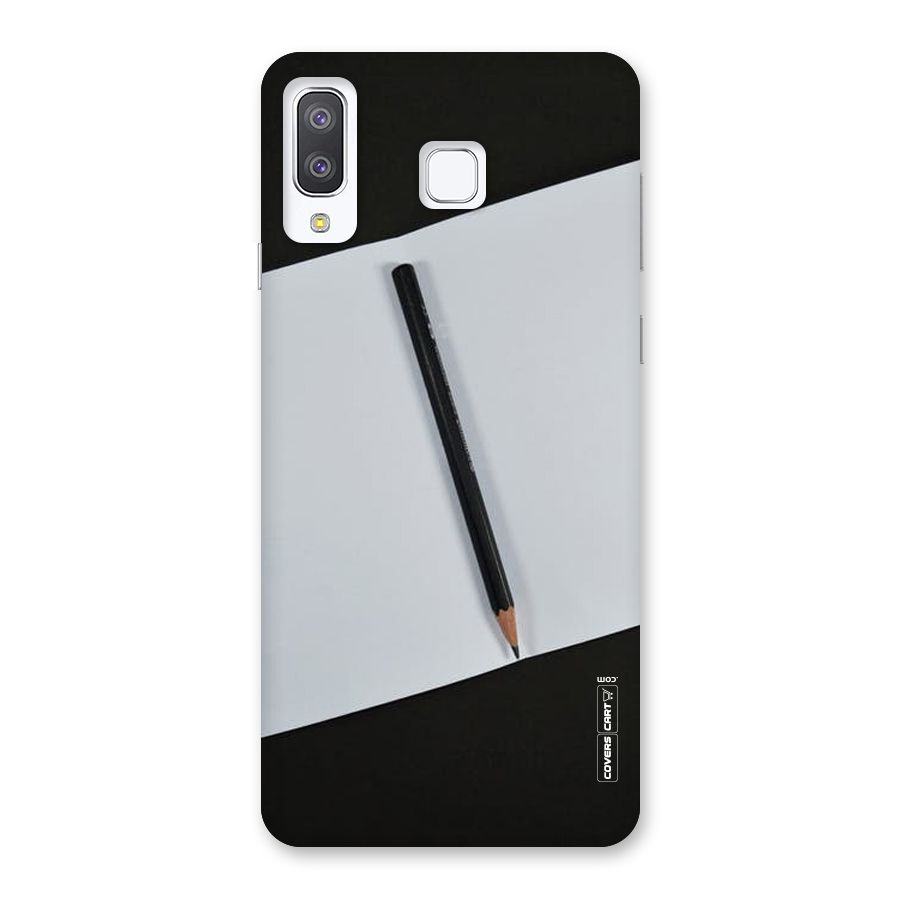 Write Your Thoughts Back Case for Galaxy A8 Star