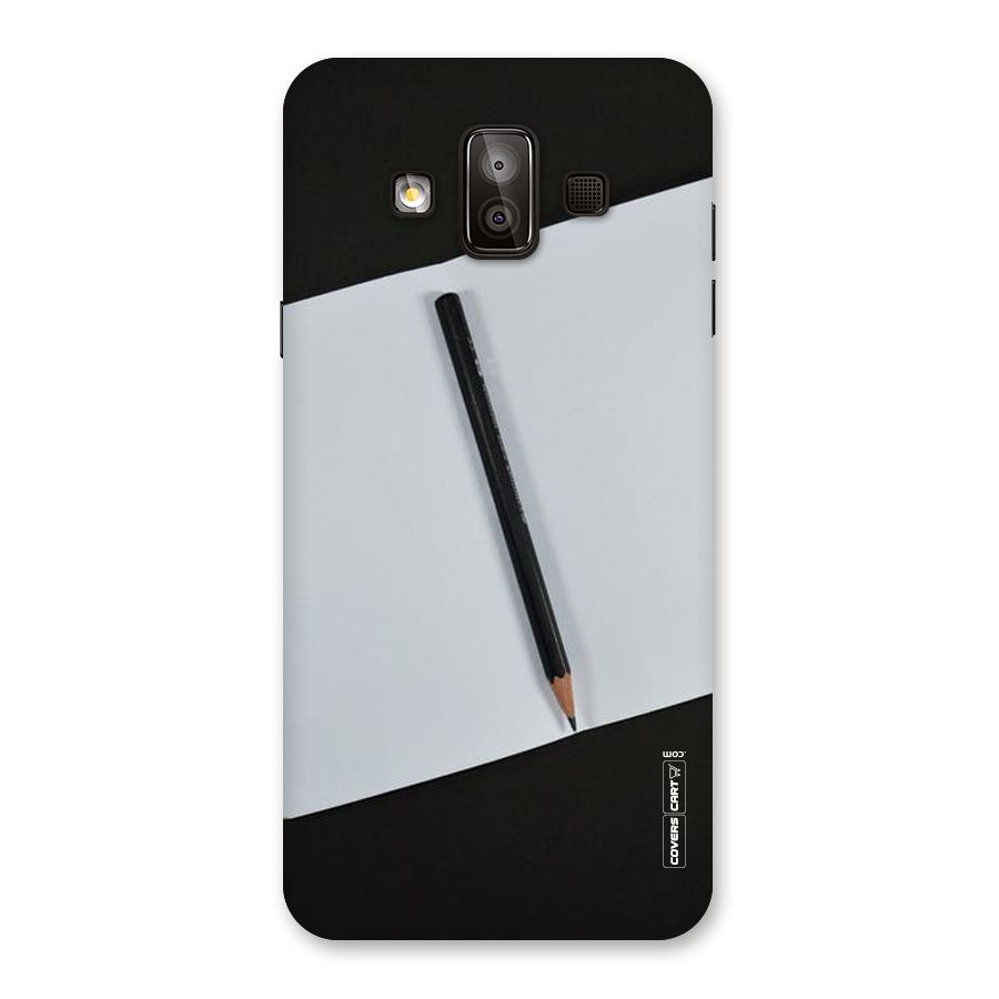 Write Your Thoughts Back Case for Galaxy J7 Duo