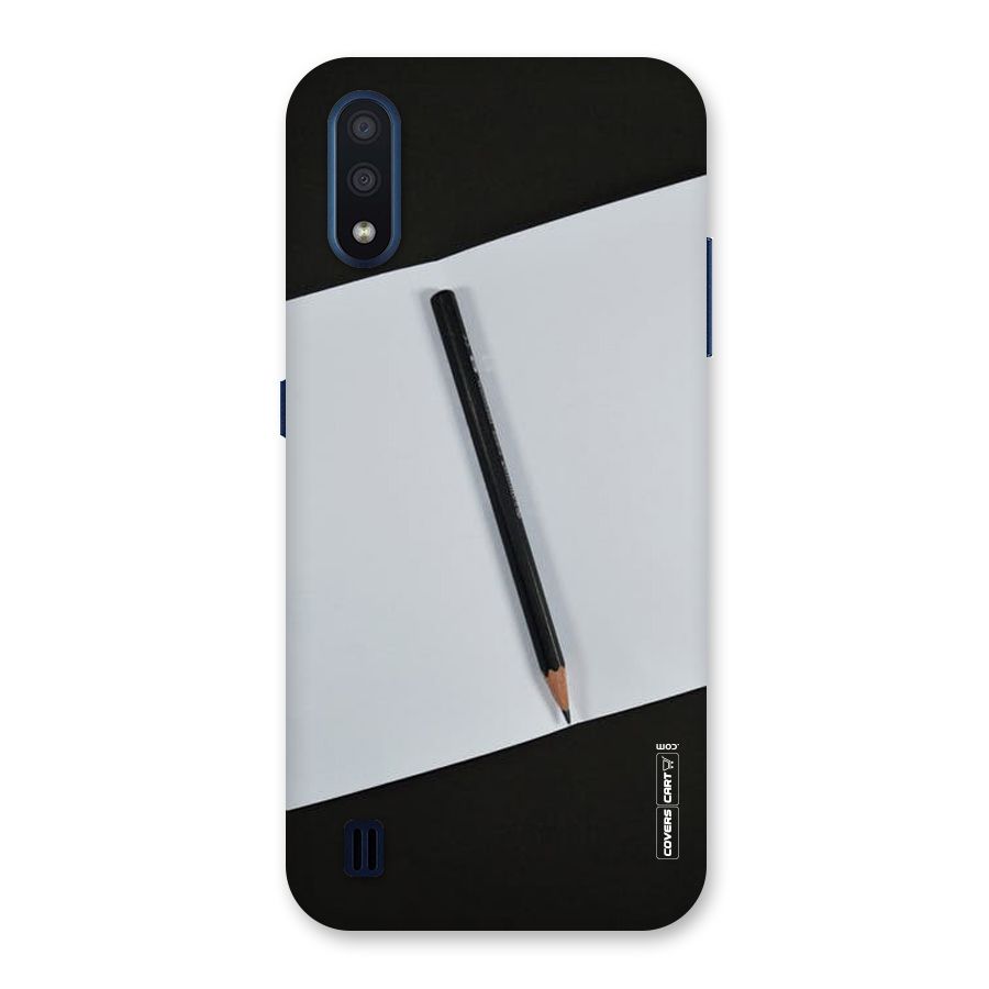 Write Your Thoughts Back Case for Galaxy M01