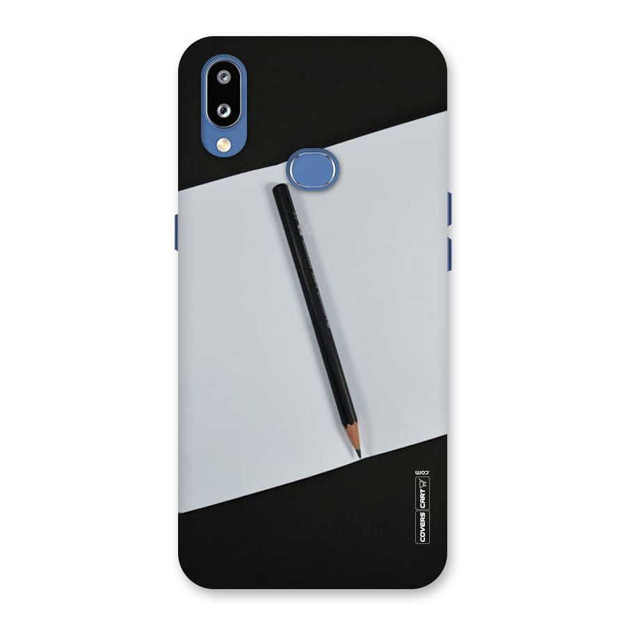 Write Your Thoughts Back Case for Galaxy M01s