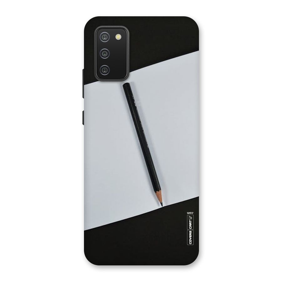 Write Your Thoughts Back Case for Galaxy M02s