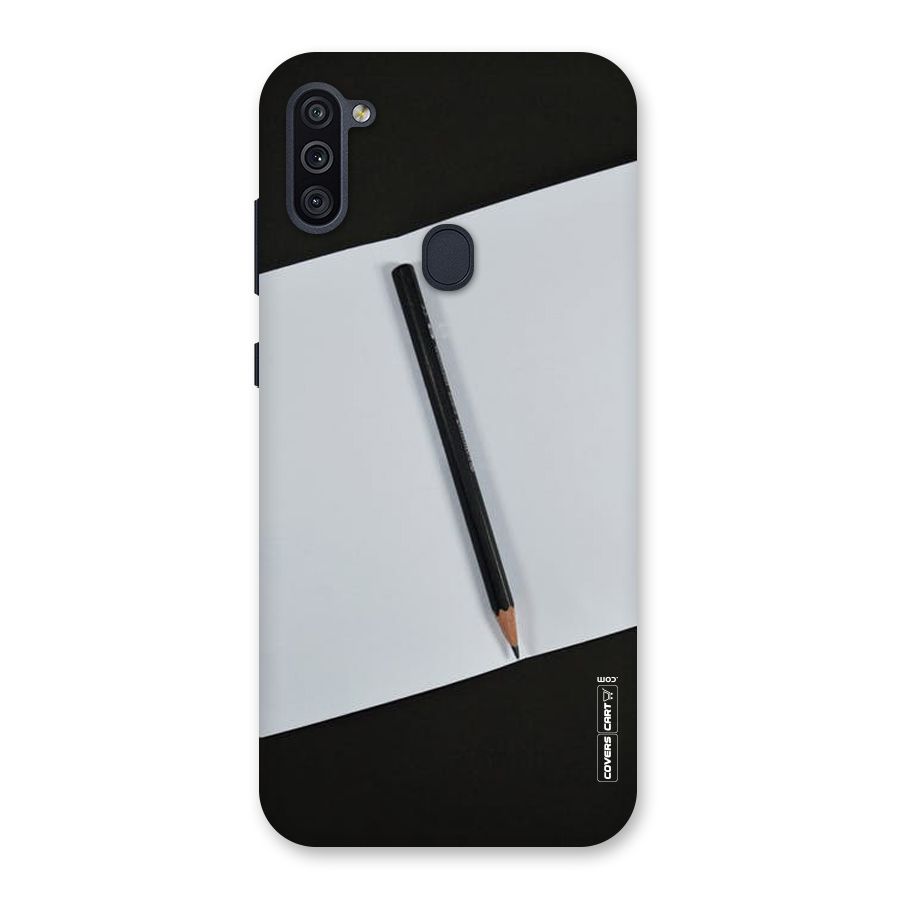 Write Your Thoughts Back Case for Galaxy M11
