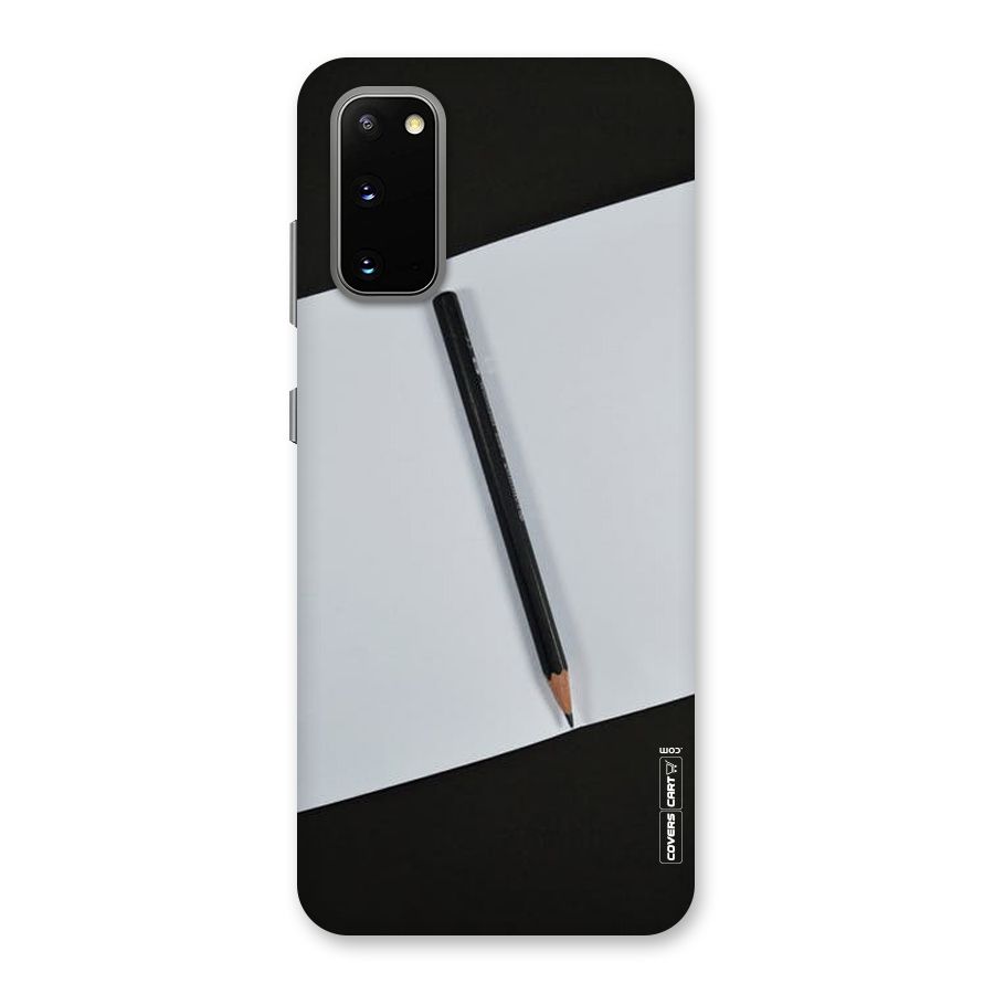 Write Your Thoughts Back Case for Galaxy S20