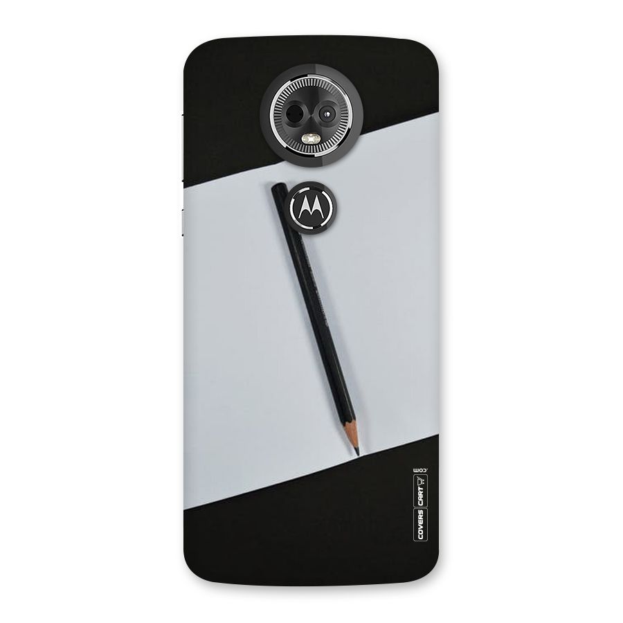 Write Your Thoughts Back Case for Moto E5 Plus
