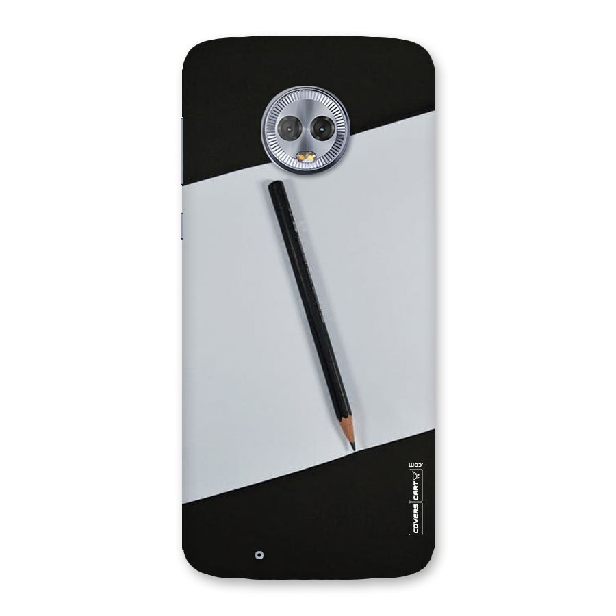Write Your Thoughts Back Case for Moto G6