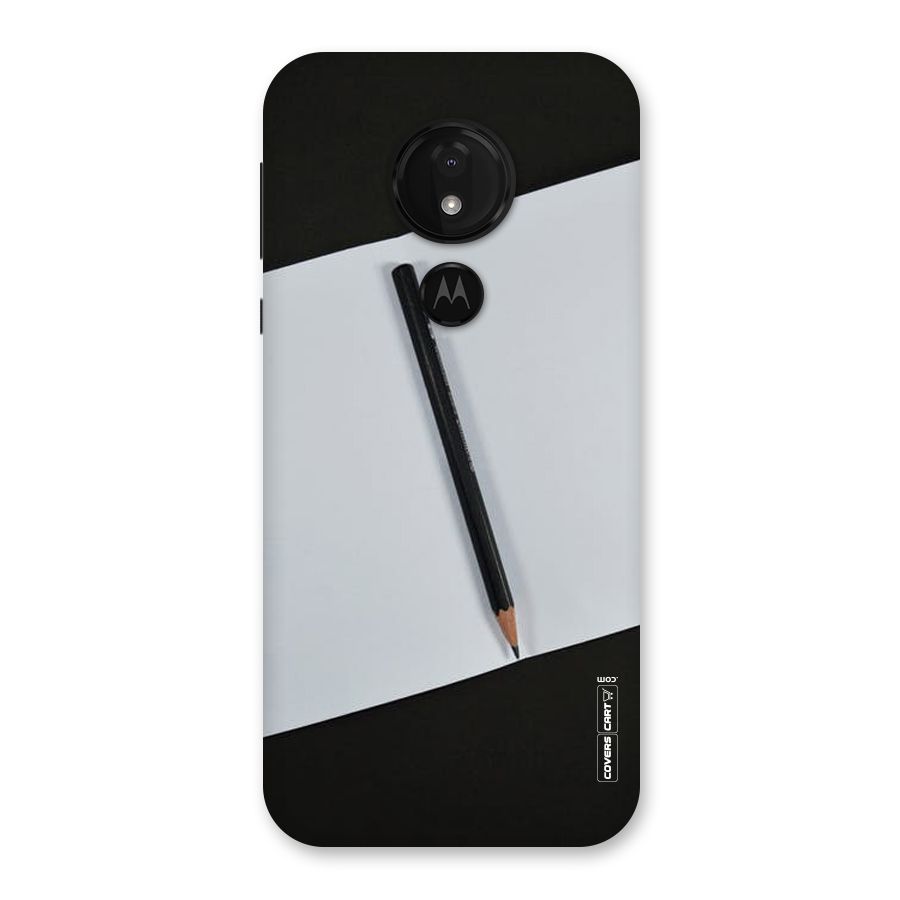 Write Your Thoughts Back Case for Moto G7 Power