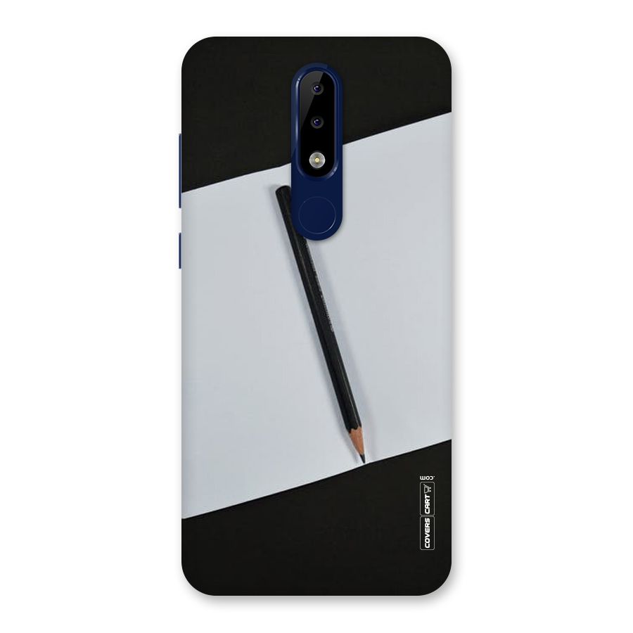 Write Your Thoughts Back Case for Nokia 5.1 Plus