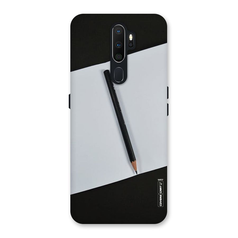 Write Your Thoughts Back Case for Oppo A5 (2020)
