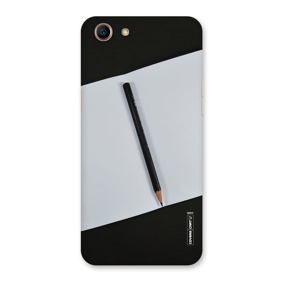 Write Your Thoughts Back Case for Oppo A83 (2018)