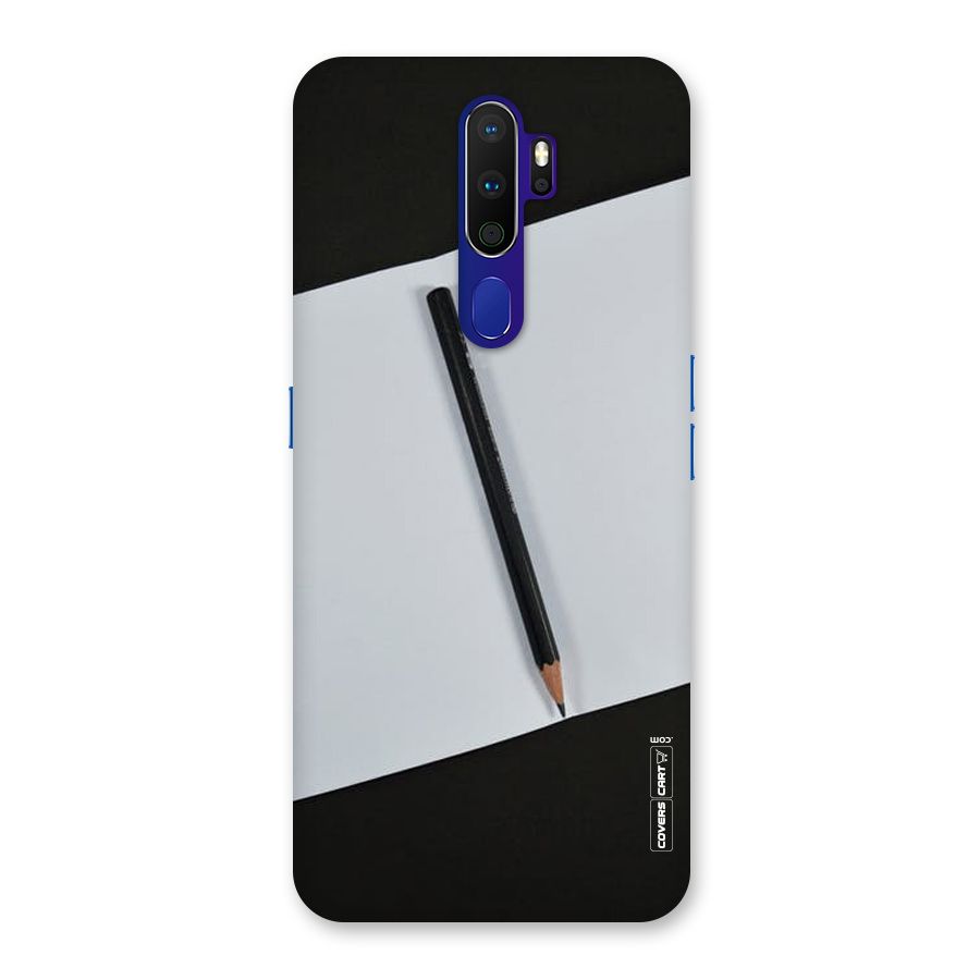 Write Your Thoughts Back Case for Oppo A9 (2020)