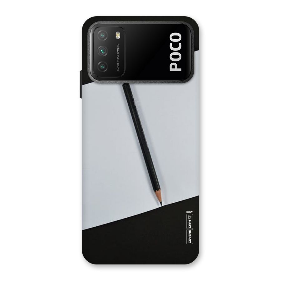 Write Your Thoughts Back Case for Poco M3