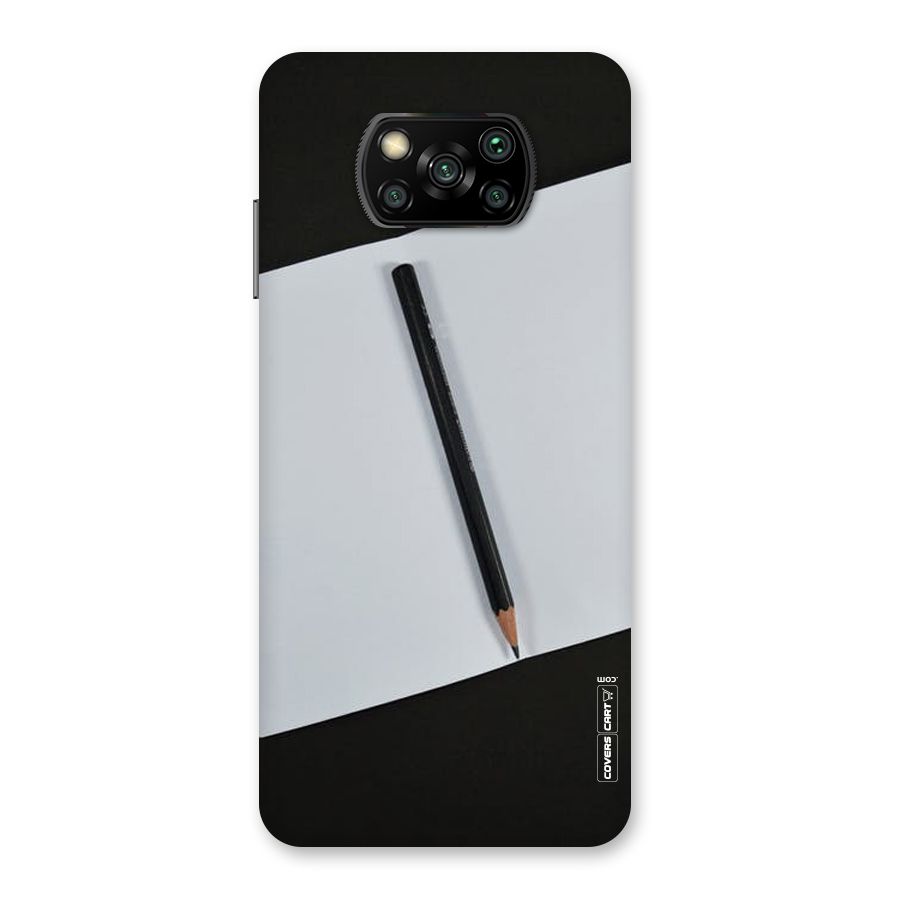 Write Your Thoughts Back Case for Poco X3