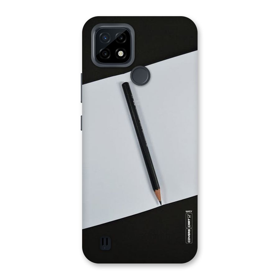 Write Your Thoughts Back Case for Realme C21