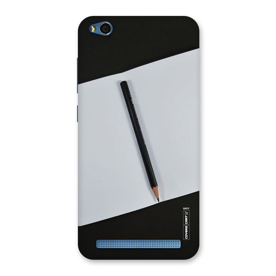 Write Your Thoughts Back Case for Redmi 5A