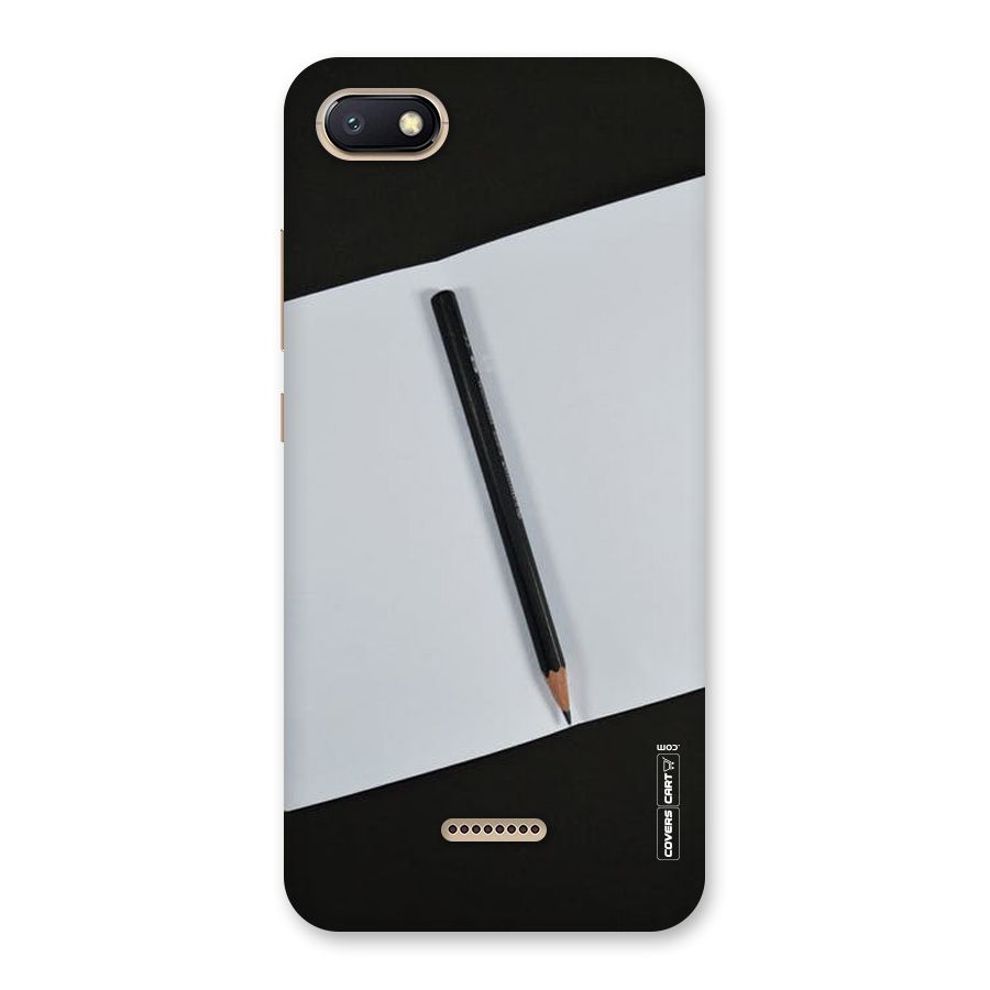 Write Your Thoughts Back Case for Redmi 6A