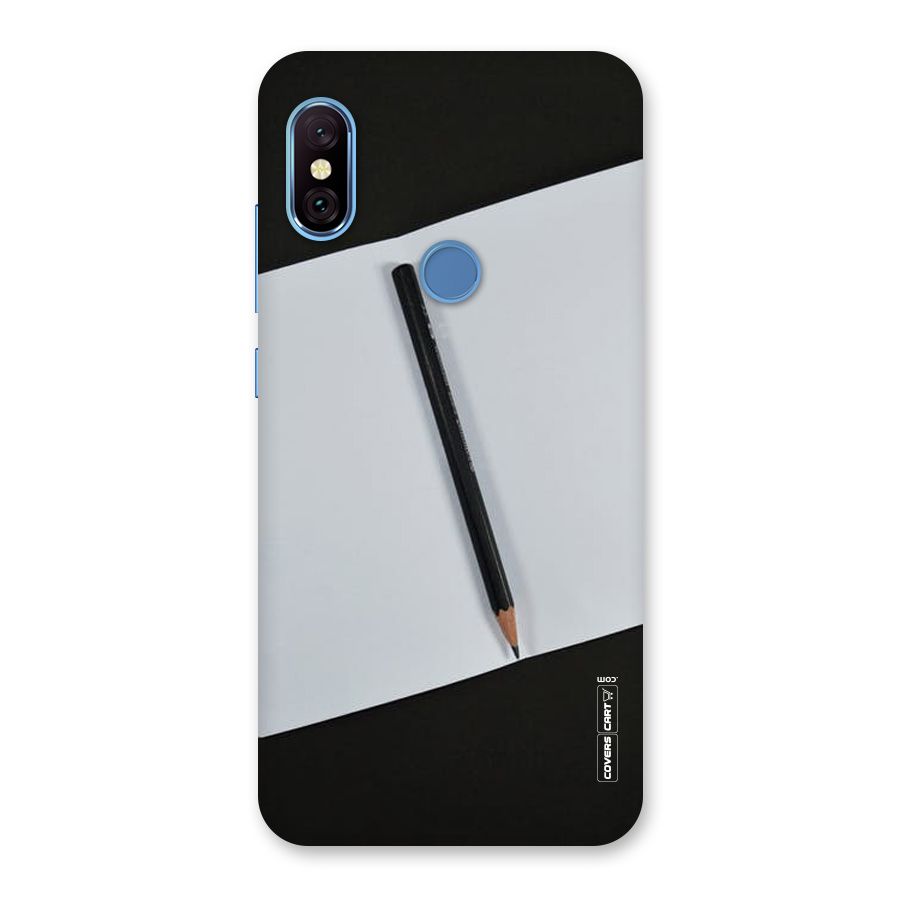 Write Your Thoughts Back Case for Redmi Note 6 Pro