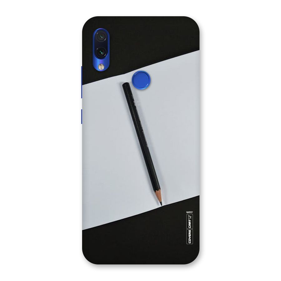 Write Your Thoughts Back Case for Redmi Note 7
