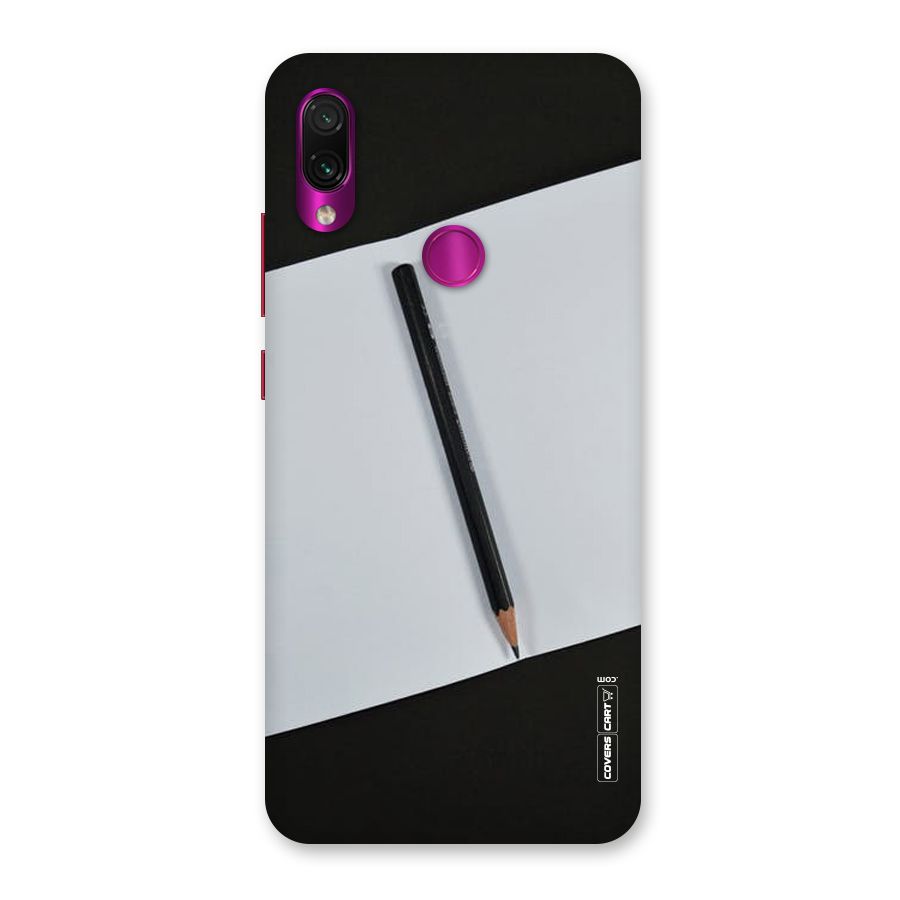 Write Your Thoughts Back Case for Redmi Note 7 Pro