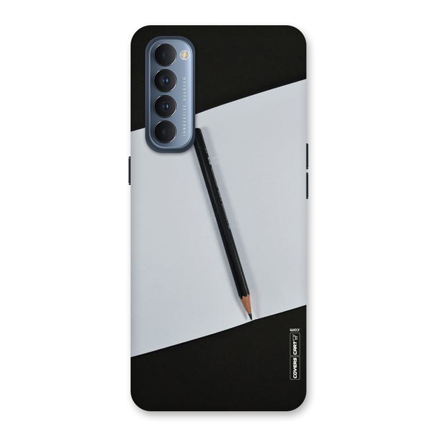 Write Your Thoughts Back Case for Reno4 Pro