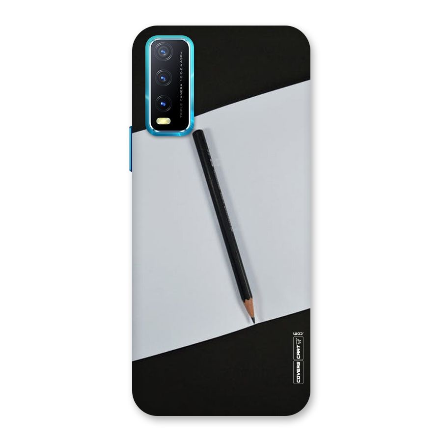 Write Your Thoughts Back Case for Vivo Y20G