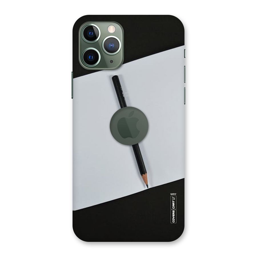 Write Your Thoughts Back Case for iPhone 11 Pro Logo  Cut