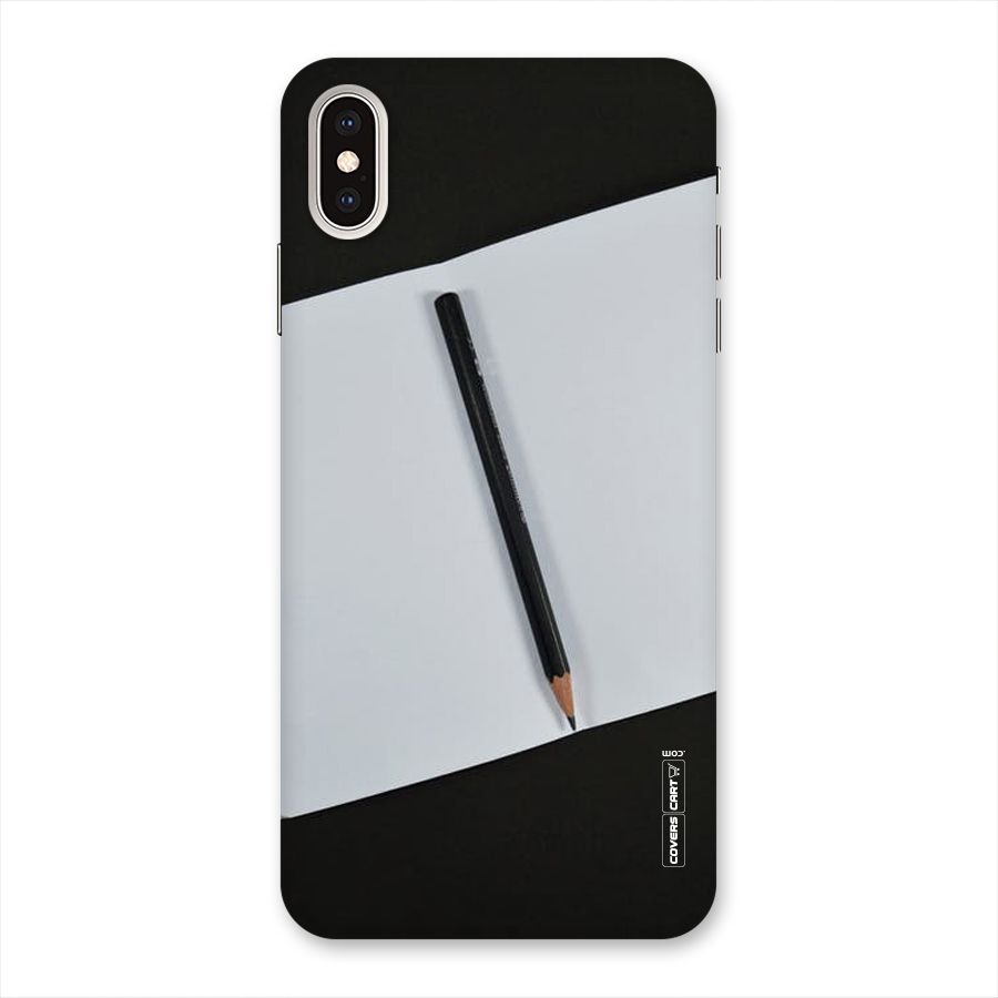 Write Your Thoughts Back Case for iPhone XS Max