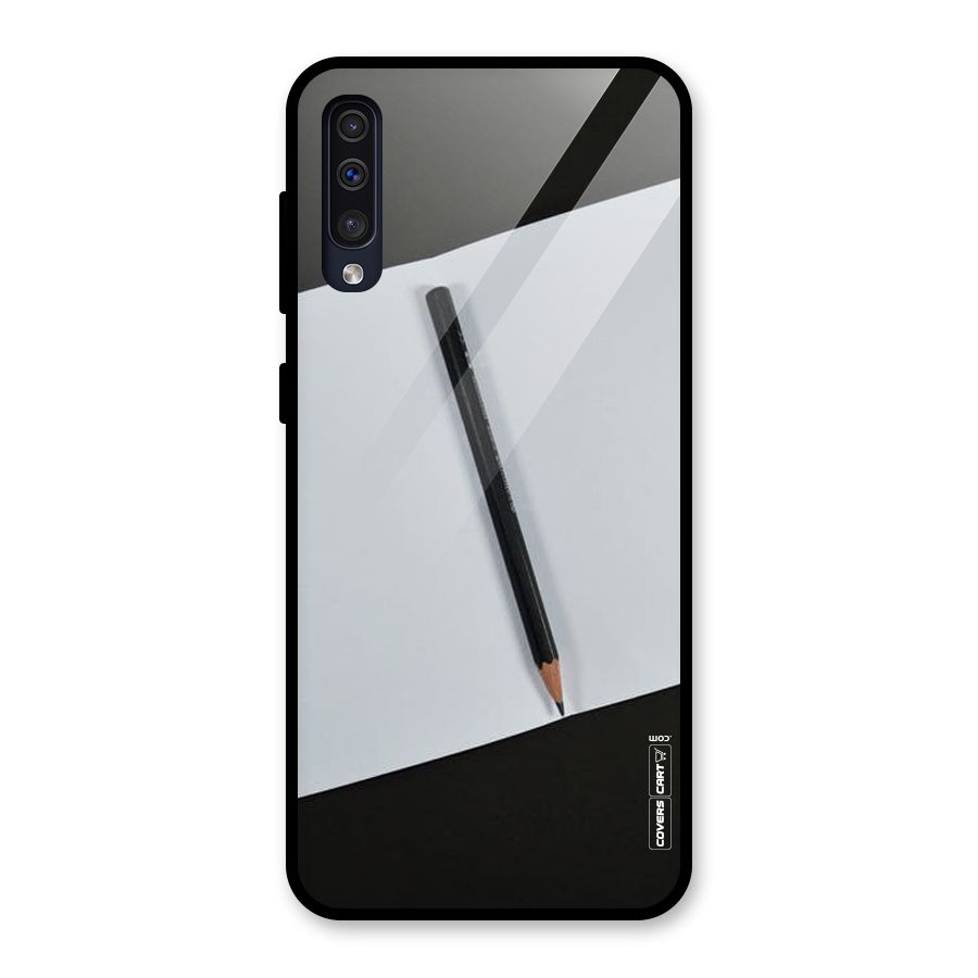 Write Your Thoughts Glass Back Case for Galaxy A50