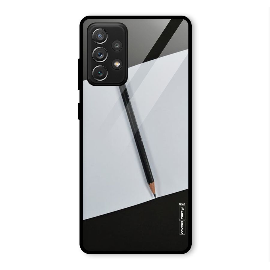 Write Your Thoughts Glass Back Case for Galaxy A72