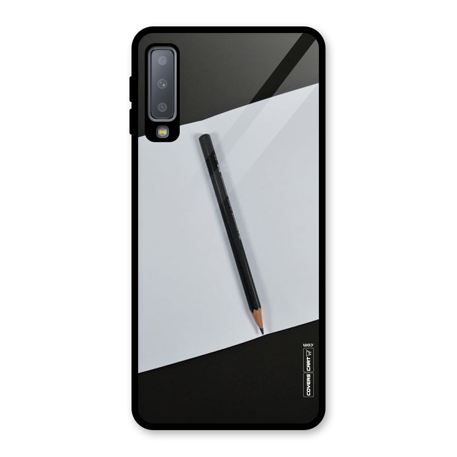 Write Your Thoughts Glass Back Case for Galaxy A7 (2018)