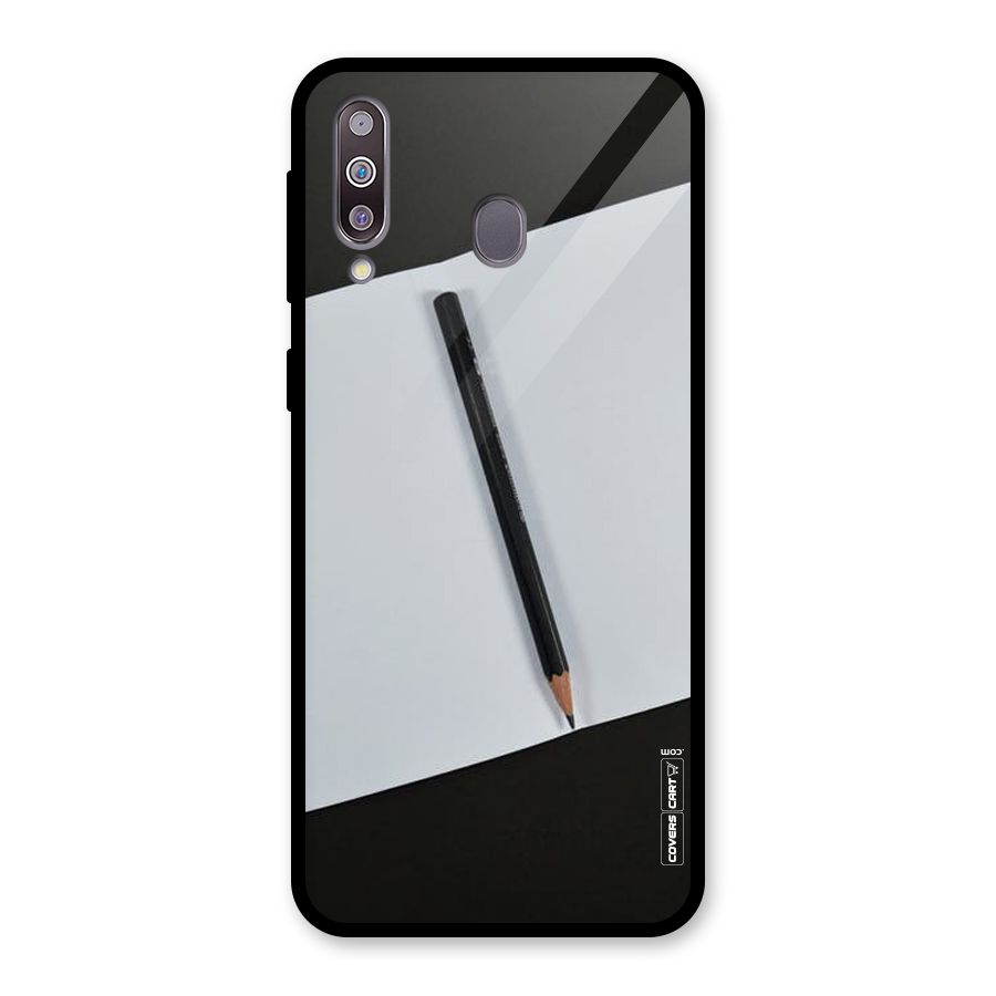 Write Your Thoughts Glass Back Case for Galaxy M30