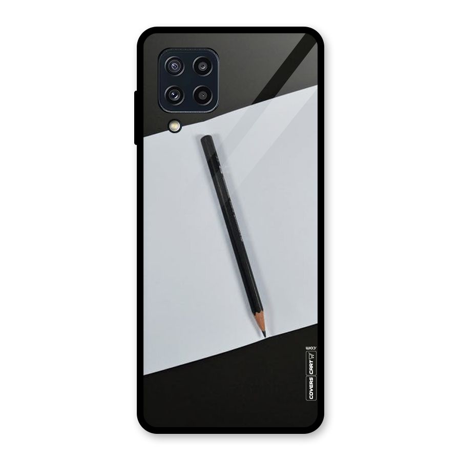 Write Your Thoughts Glass Back Case for Galaxy M32