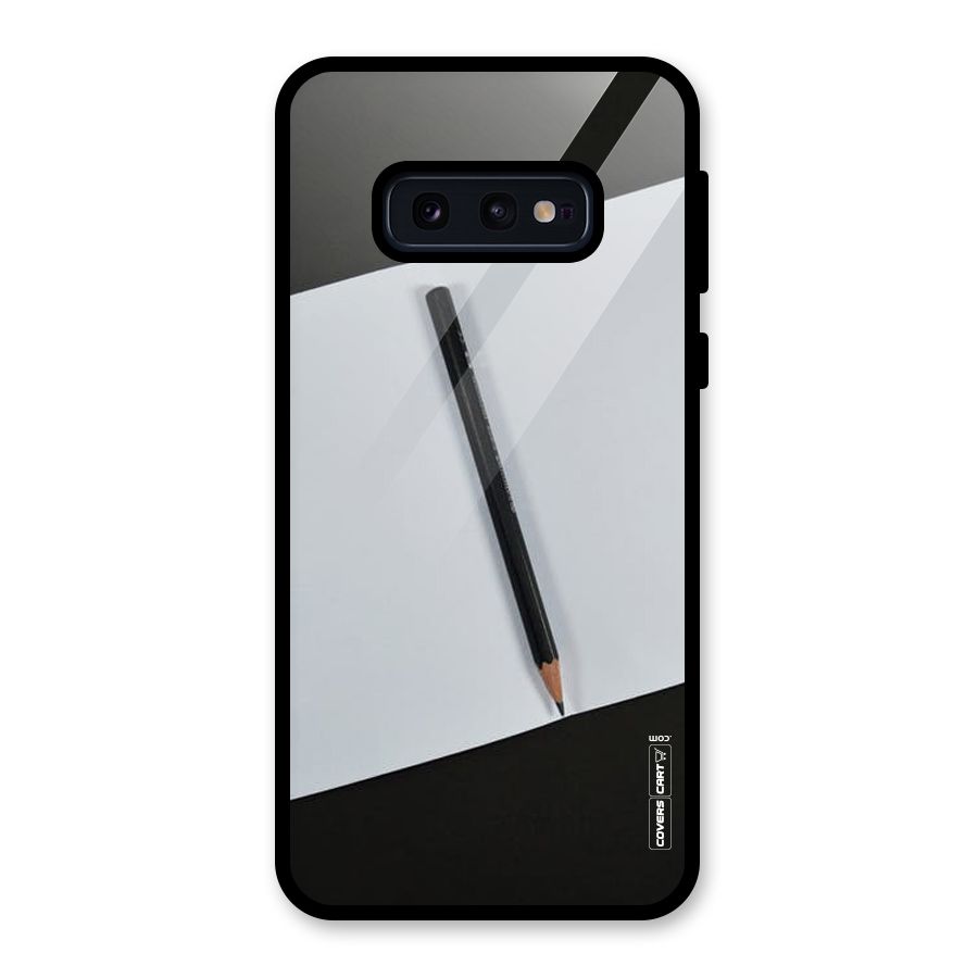 Write Your Thoughts Glass Back Case for Galaxy S10e