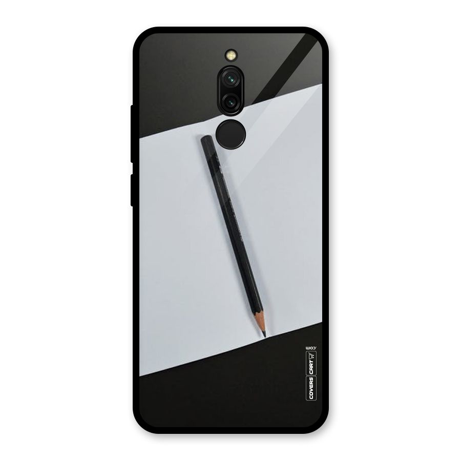 Write Your Thoughts Glass Back Case for Redmi 8