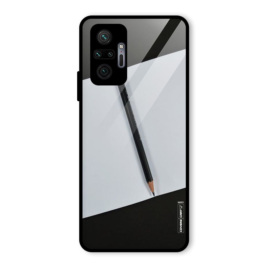 Write Your Thoughts Glass Back Case for Redmi Note 10 Pro