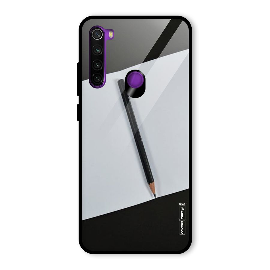 Write Your Thoughts Glass Back Case for Redmi Note 8
