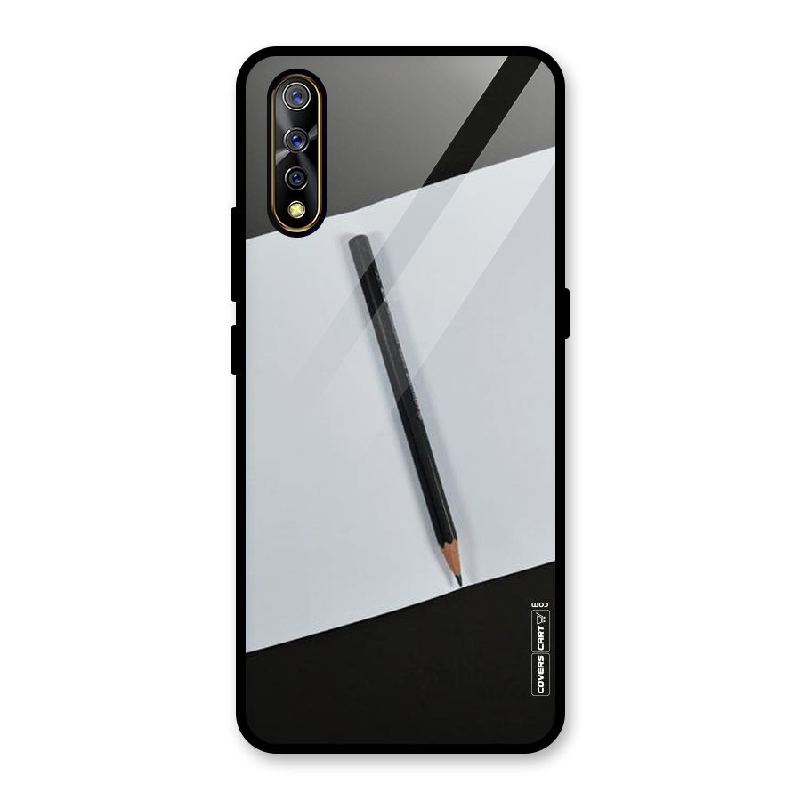 Write Your Thoughts Glass Back Case for Vivo S1
