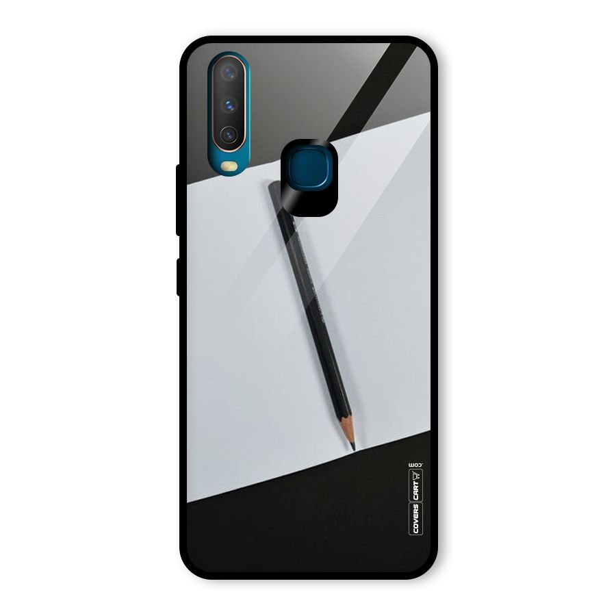 Write Your Thoughts Glass Back Case for Vivo U10
