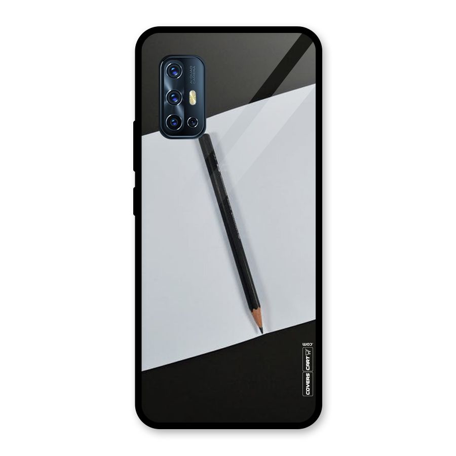 Write Your Thoughts Glass Back Case for Vivo V17
